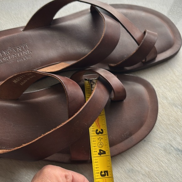Mercanti Fiorentini Brown Sandals with Toe Loop - Picture 11 of 11